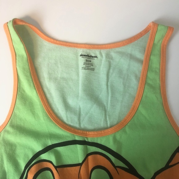 Nickelodeon Ninja Turtle Tank Top Tee Shirt Small - Picture 5 of 8